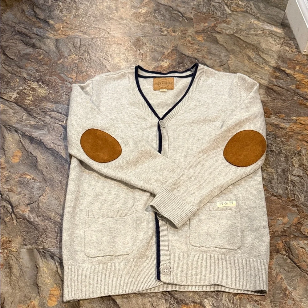 Hope & Henry Boys' Cardigan Sweater size medium - Picture 4 of 16
